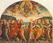 PERUGINO, Pietro The Almighty with Prophets and Sybils USA oil painting artist